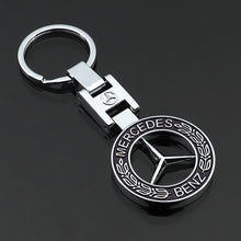 Load image into Gallery viewer, Hot Key Rings For Mercedes Benz CLS GL GLK SLK GLA GLE A B C E S R 3D Car Keychain Metal Keyring Key Chain Rings Keychains