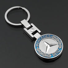 Load image into Gallery viewer, Hot Key Rings For Mercedes Benz CLS GL GLK SLK GLA GLE A B C E S R 3D Car Keychain Metal Keyring Key Chain Rings Keychains