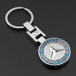Hot Key Rings For Mercedes Benz CLS GL GLK SLK GLA GLE A B C E S R 3D Car Keychain Metal Keyring Key Chain Rings Keychains