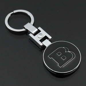 Hot Key Rings For Mercedes Benz CLS GL GLK SLK GLA GLE A B C E S R 3D Car Keychain Metal Keyring Key Chain Rings Keychains