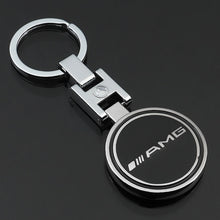 Load image into Gallery viewer, Hot Key Rings For Mercedes Benz CLS GL GLK SLK GLA GLE A B C E S R 3D Car Keychain Metal Keyring Key Chain Rings Keychains