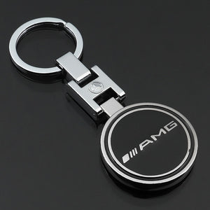 Hot Key Rings For Mercedes Benz CLS GL GLK SLK GLA GLE A B C E S R 3D Car Keychain Metal Keyring Key Chain Rings Keychains