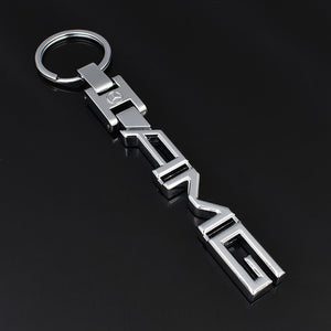 Hot Key Rings For Mercedes Benz CLS GL GLK SLK GLA GLE A B C E S R 3D Car Keychain Metal Keyring Key Chain Rings Keychains
