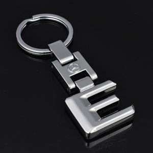 Hot Key Rings For Mercedes Benz CLS GL GLK SLK GLA GLE A B C E S R 3D Car Keychain Metal Keyring Key Chain Rings Keychains